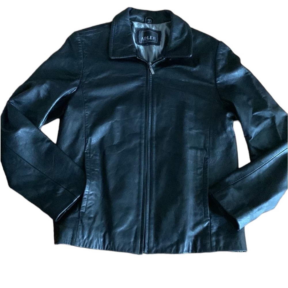 Adler collection genuine leather jacket size L street wear grange pank